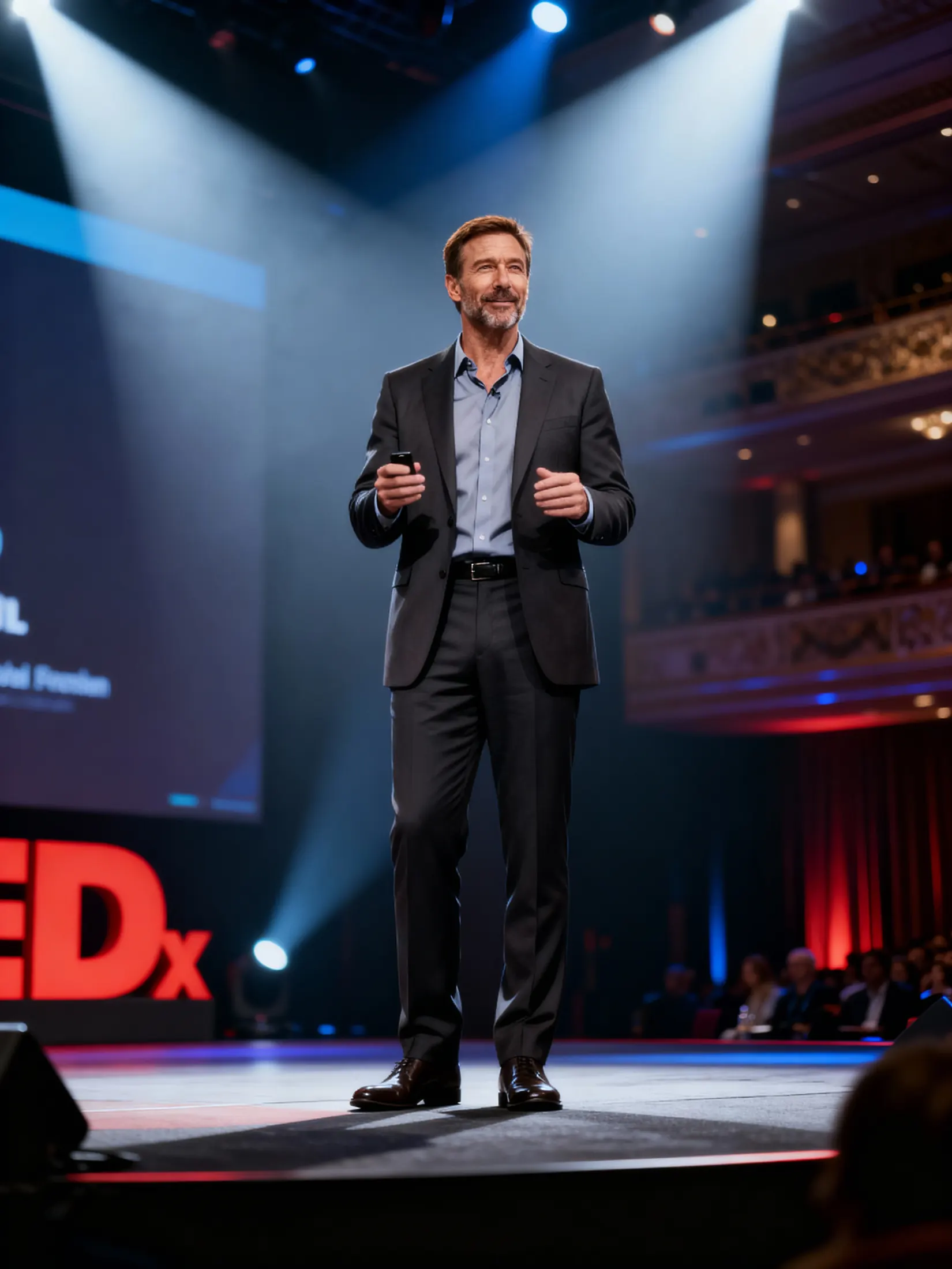 Grant Mercer speaking at TEDx